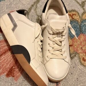 Women’s DV Helix Cream and Black Sneakers